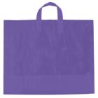 Purple, AmeriTote HD Plastic Shopping Bags, 16" x 15" + 6"