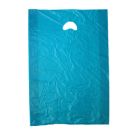 Teal, Plastic Merchandise Bags, 16" x 4" x 24"