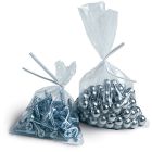 Clear Flat 1.5 Mil Poly Bags, 9" x 12"