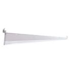 14" Chrome, Standard Bracket for Slatwall or Slatgrid