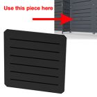 GOGO Panels, 2' x 2', Black Modular Slatwall