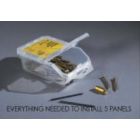 5 Panel Install Kits, 3D Textured Slatwall/ Wall Panel
