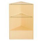 Maple, Ready to Assemble Corner Unit Display