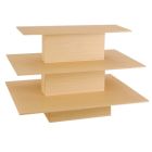 Rectangle, Ready To Assemble Waterfall Table