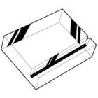 Sign Card & Ticket Holder, 1" x 3/8"x 1-1/4"