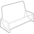 Economy 1-Pocket, Acrylic Business Card Holders