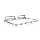 1/4" Acrylic Slatwall Shelves, 24" x 8"