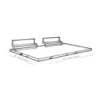 3/16" Acrylic Slatwall Shelves, 12" x 8"