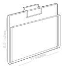 Acrylic Sign Holders, 11" x 8"