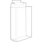 Acrylic Slatwall Literature Holder, 4" x 9"