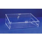 Flat Locking Acrylic Showcases, 15.25" x 10.5" x 5.5"