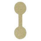 Dumbell Labels, 1/2" x 1"