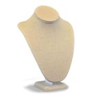 Cream Bust, Necklace Jewelry Displays, 7"