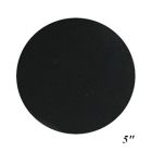 5" Black, Jewelry Circle Display Pads