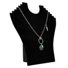 Black, Flat Multi-Necklace Display with Easel