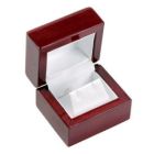Rosewood Veneer Hinged Jewelry Boxes, for Earring