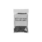 Clear Zipper 2 Mil Reclosable Poly Bags with Writing Block, 2" x 3"