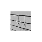 4" Black, Adjustable Easel for Slatwall or Slatgrid