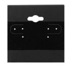 Black Hanging Earring Cards, Single