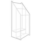 3-Pockets Acrylic Brochure Holders for Countertop, 4" x 9"