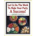 Window Poster, "Party Trays", 28" x 36"