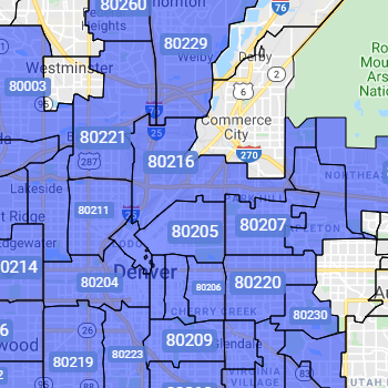 Wednesday Delivery Map